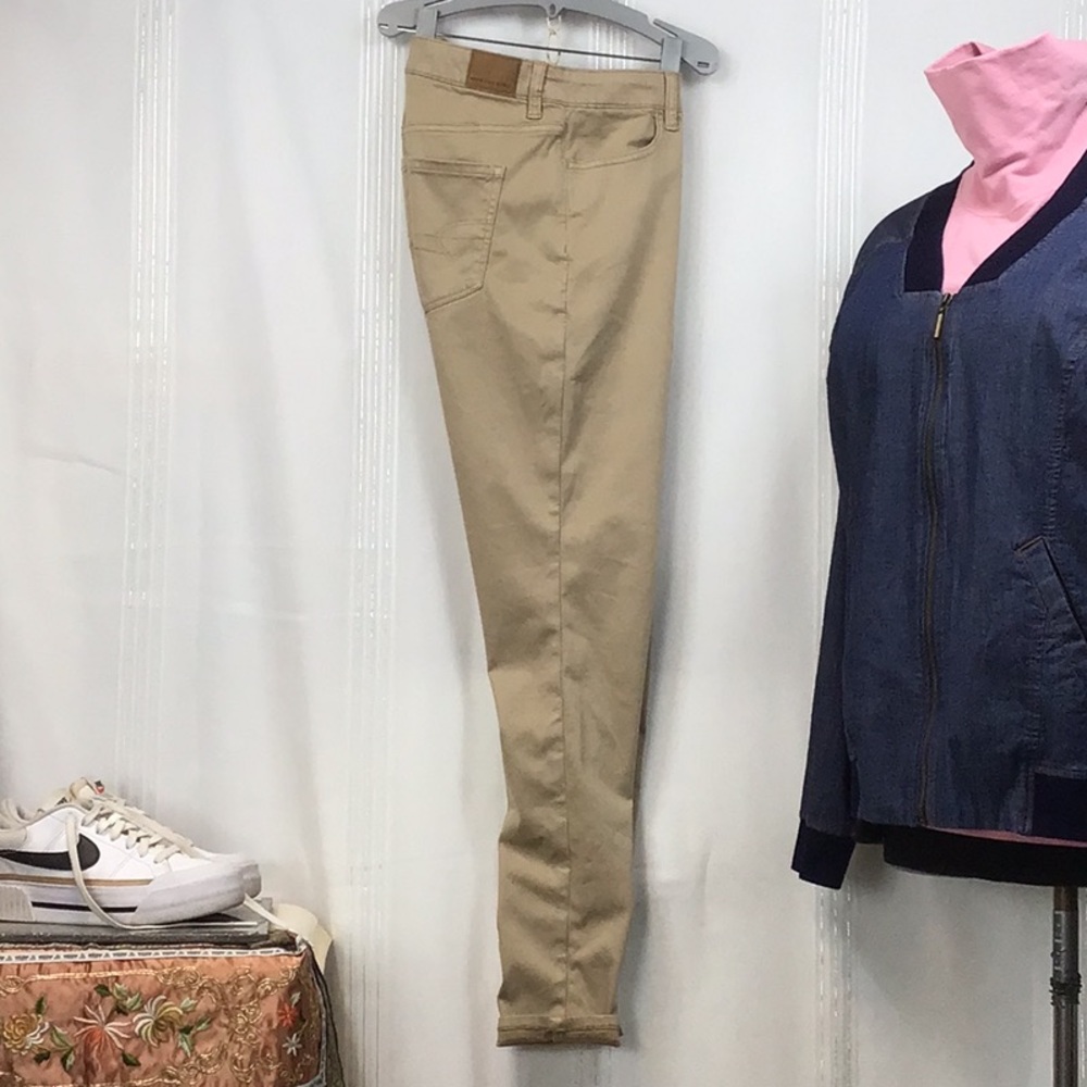 🦅AEO Next Level Stretch Hi-Rise Jegging Zip Front Jeans Sz.10 Long - Picture 10 of 10